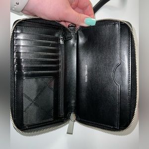 Black mk wallet clutch